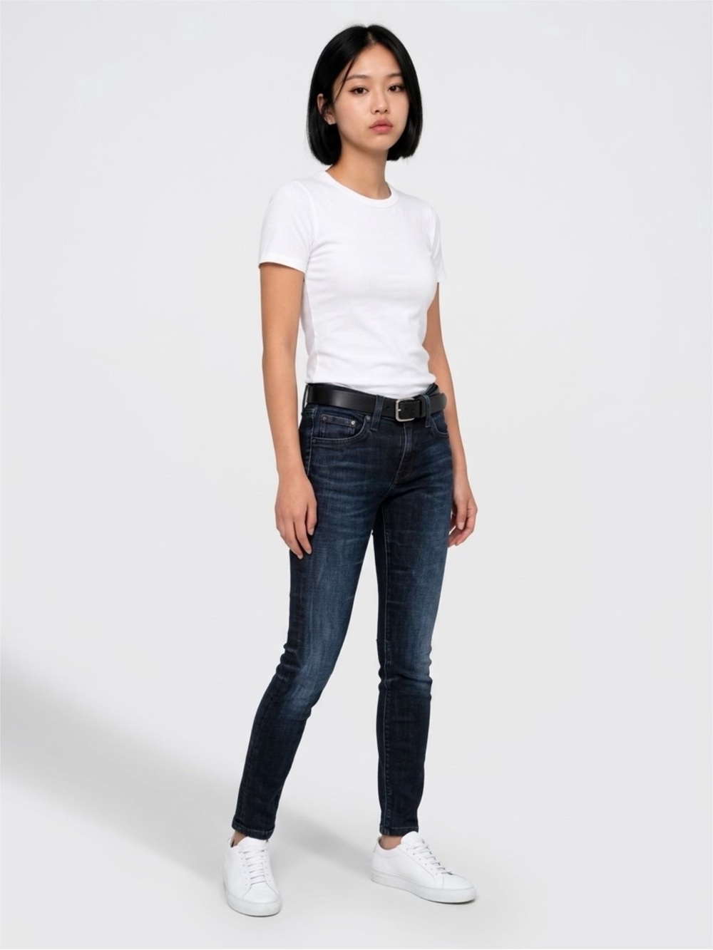 rag & bone Dark Indigo Skinny Jeans